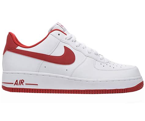 nike air force low herren weiß rot|Nike Air Force 1 zalando.